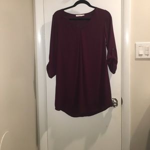 Beautiful Maroon Lush dress, only worn a few times